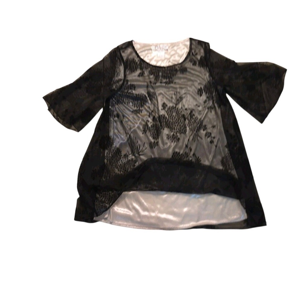 Lady Noie L Top Fairy Grunge Witchy Whimsigoth Cyber Y2K 90's Stevie Nicks - Picture 4 of 9